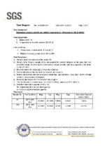 SGS Adsorption Test Report